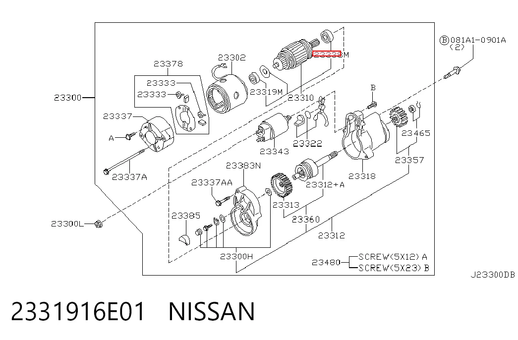 2331916E01 Nissan/Infiniti