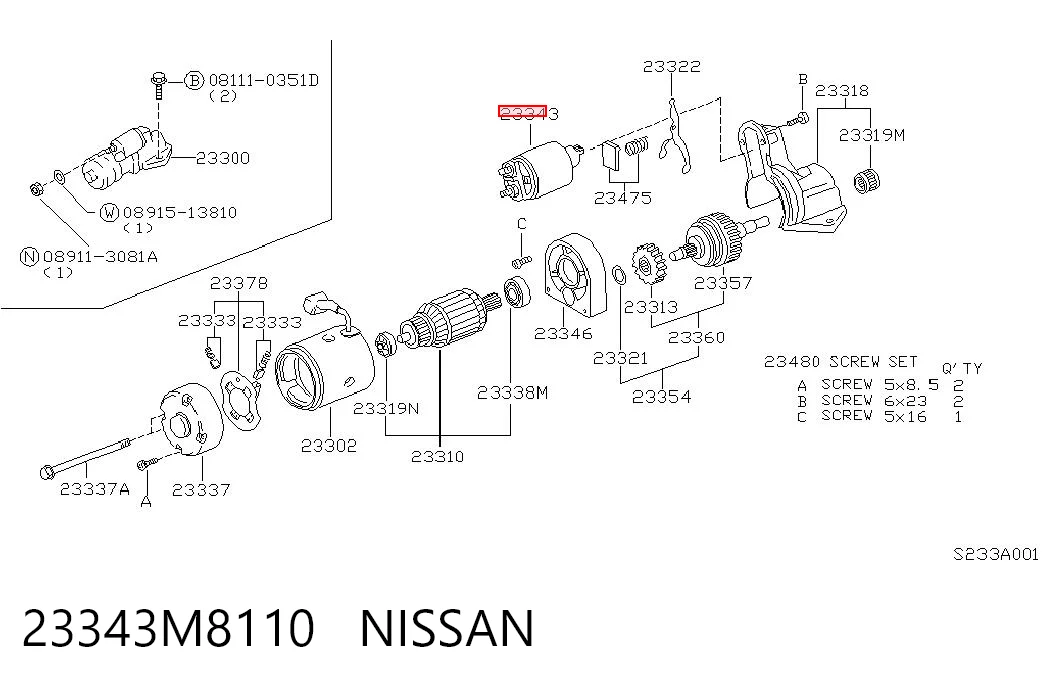 Relê retrator do motor de arranco Mitsubishi Eclipse I D22A, D27A