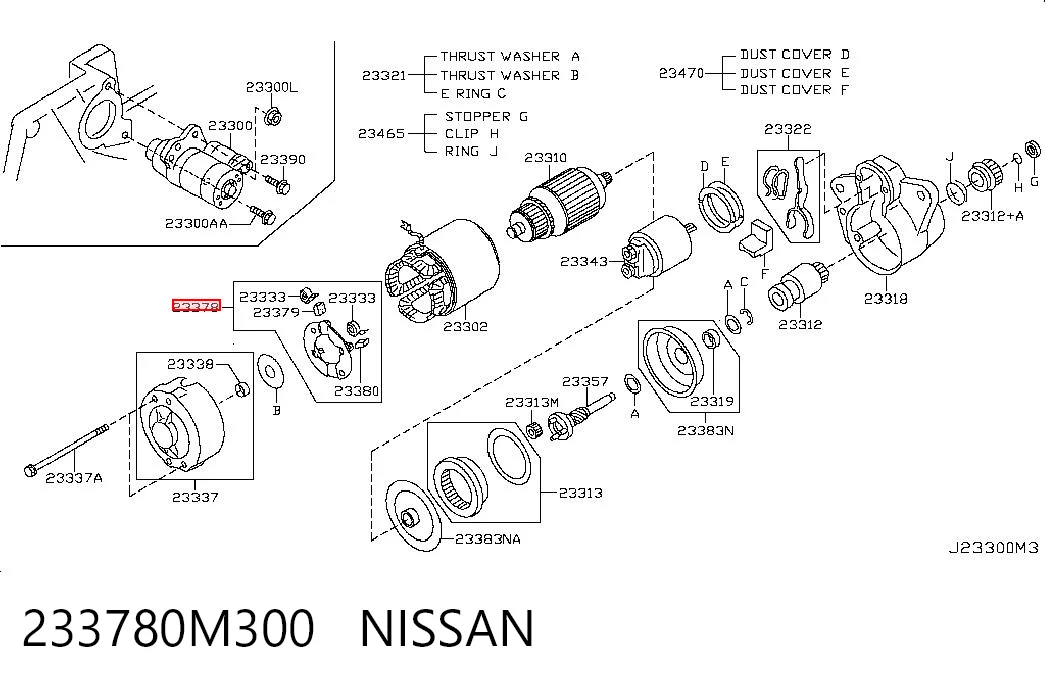 233780M300 Nissan/Infiniti