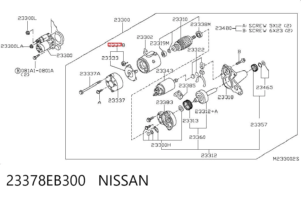 23378EB300 Nissan/Infiniti