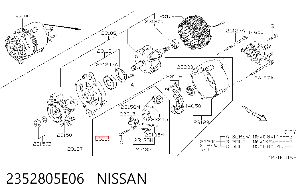 Relê-regulador do gerador (relê de carregamento) Nissan Terrano I WD21 ao melhor preço