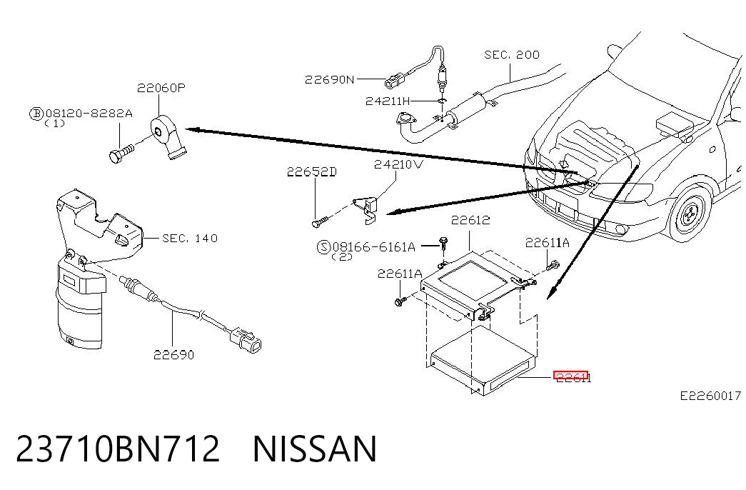 Módulo de direção (Centralina eletrônica) de motor Nissan Almera II N16 ao melhor preço