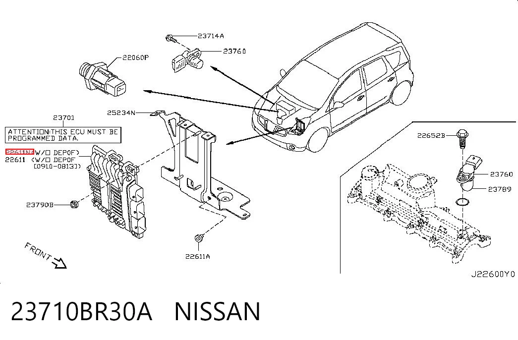 23710BR30A Nissan/Infiniti