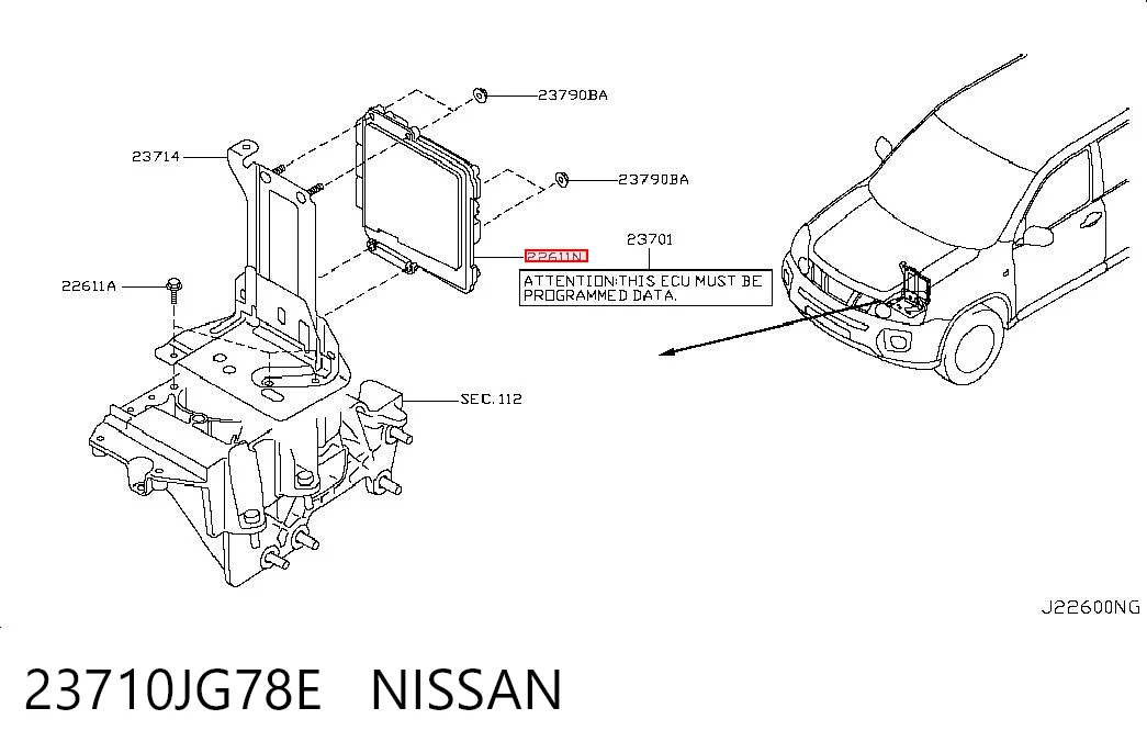 23710JG78E Nissan/Infiniti
