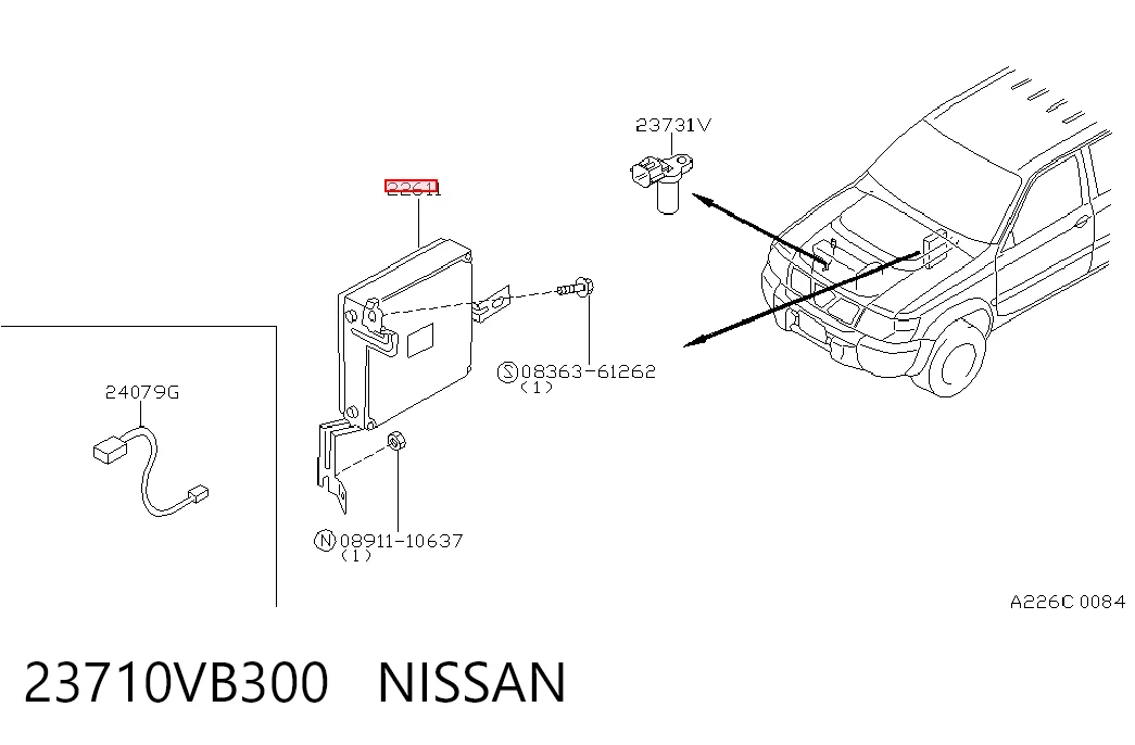 23710VB300 Nissan/Infiniti