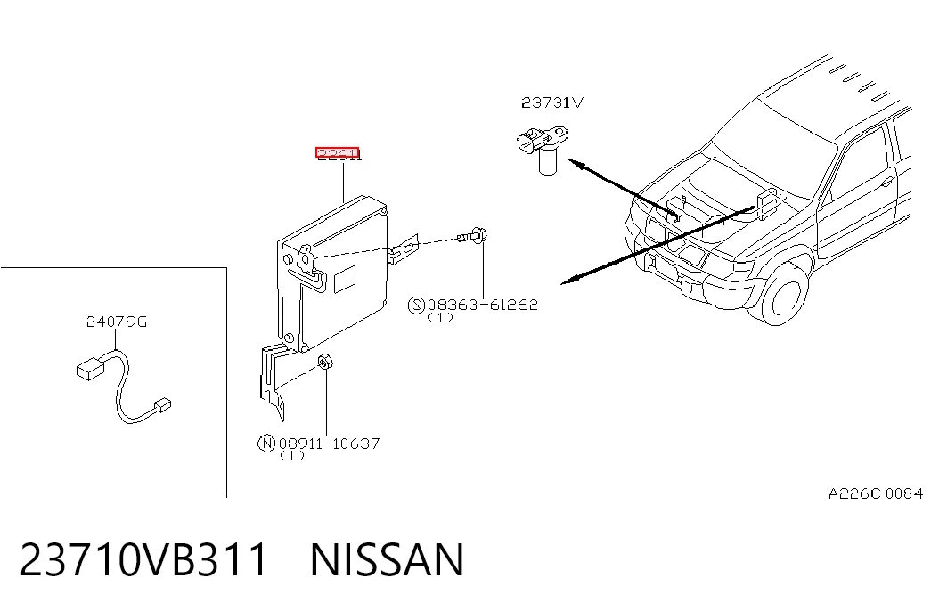 23710VB311 Nissan/Infiniti