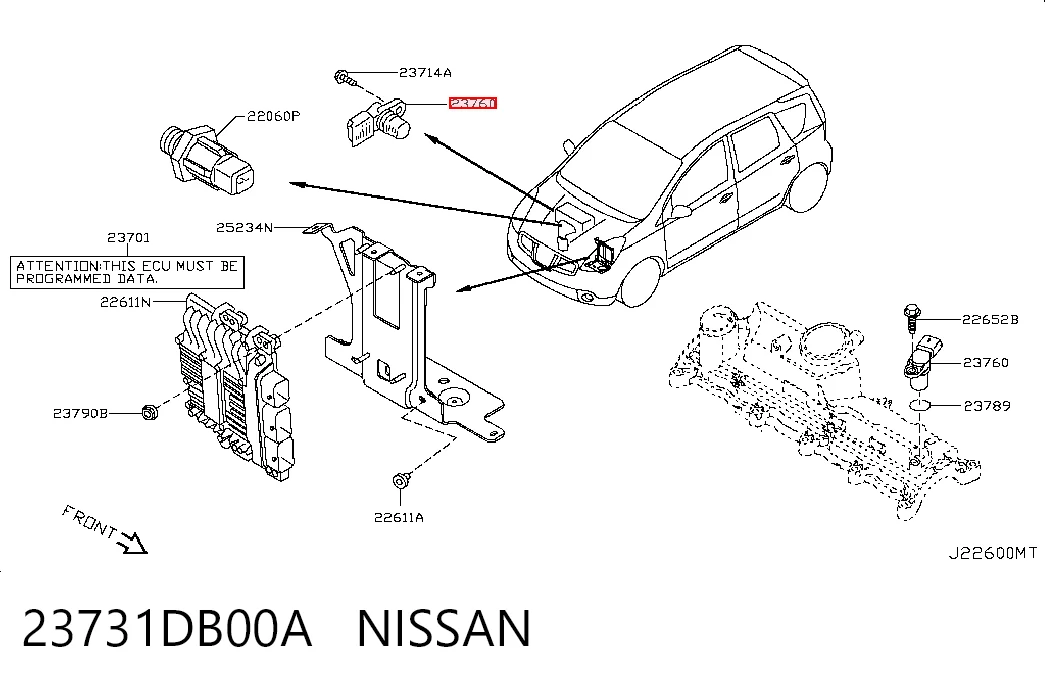 23731DB00A Nissan/Infiniti
