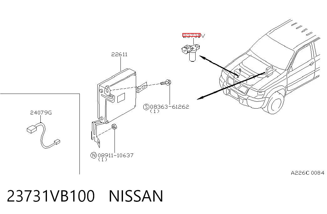 23731VB100 Nissan/Infiniti