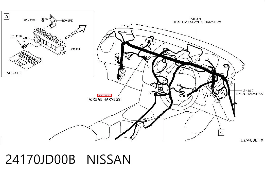 24170JD00B Nissan/Infiniti