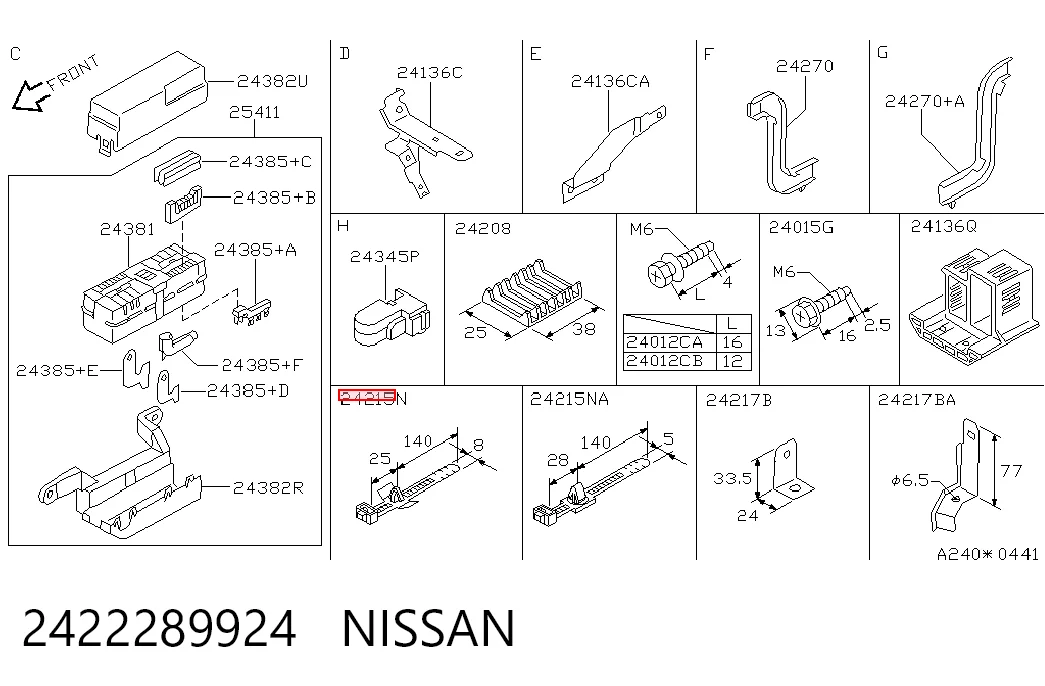 2422289924 Nissan/Infiniti