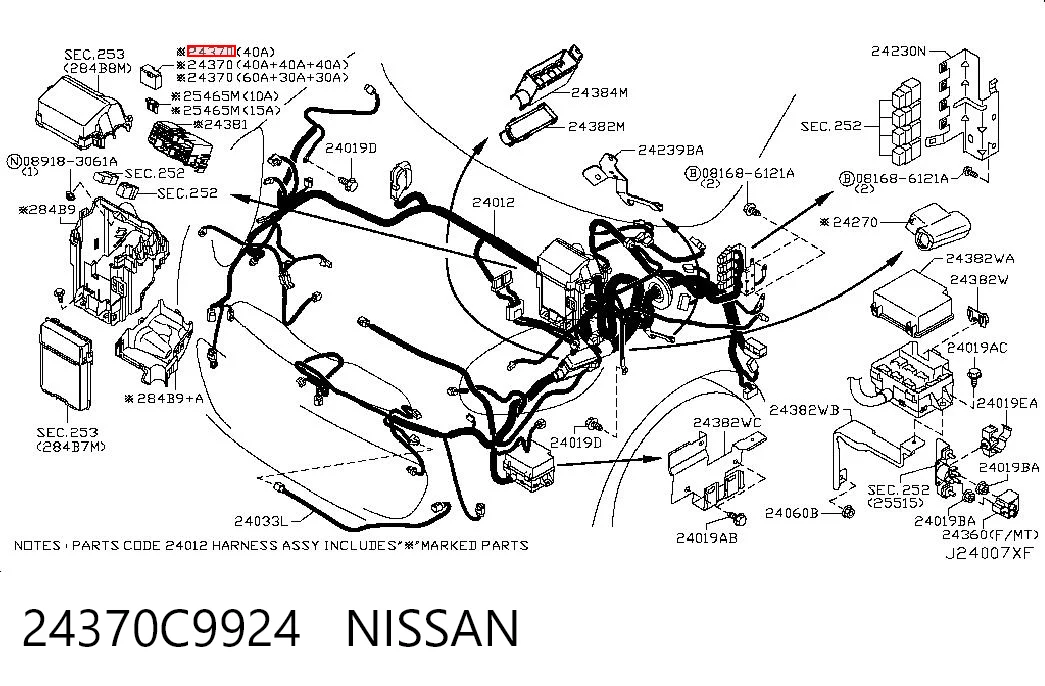 24370C9924 Nissan/Infiniti