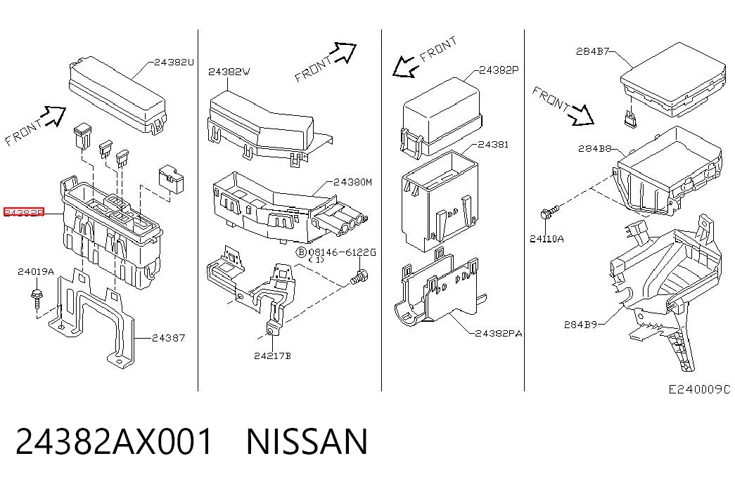 24382AX001 Nissan/Infiniti