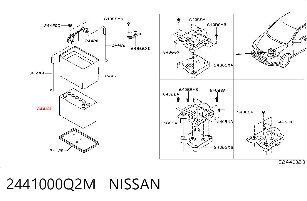 2441000Q2M Nissan/Infiniti