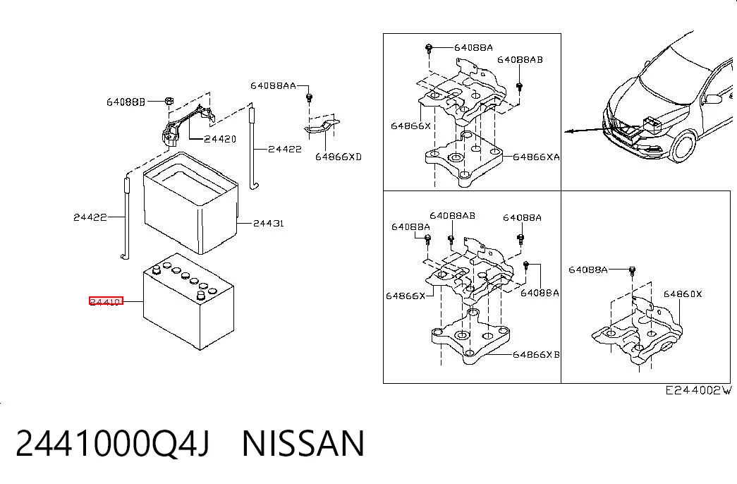 2441000Q4J Nissan/Infiniti
