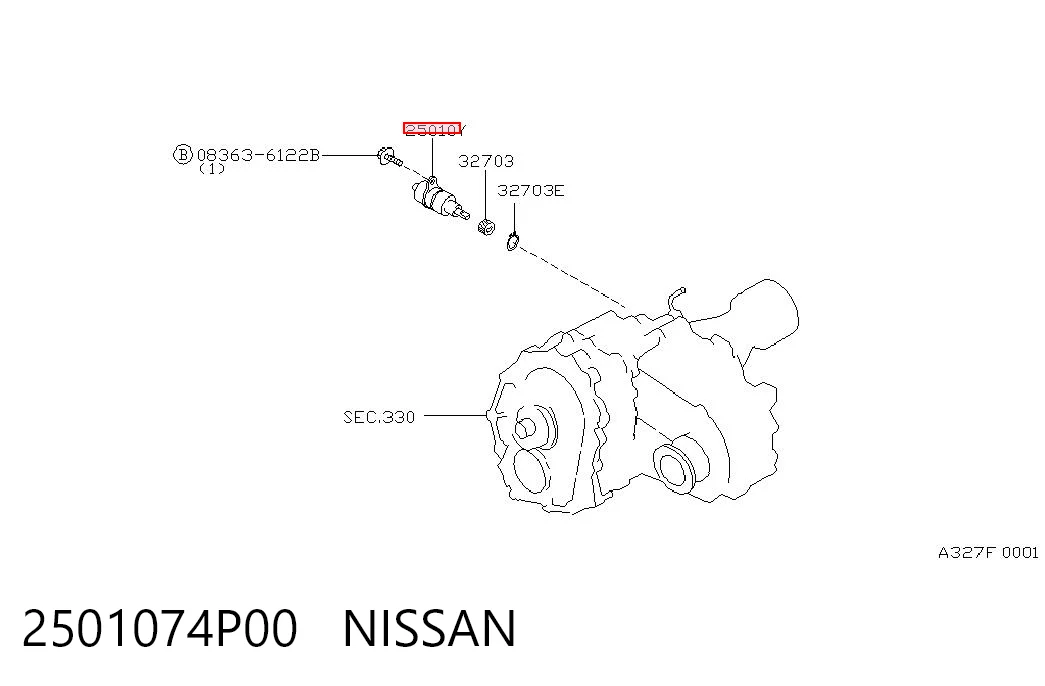 2501074P00 Nissan/Infiniti