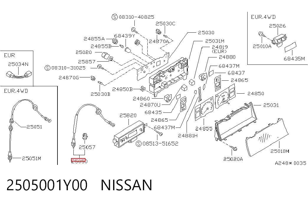 2505001Y00 Nissan/Infiniti