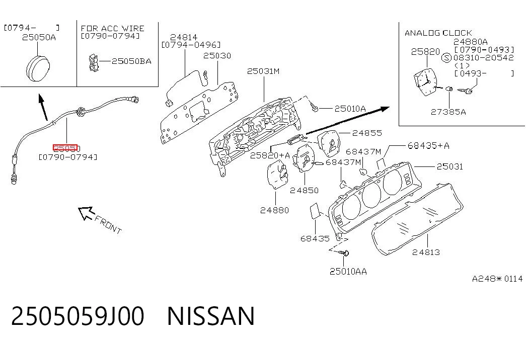 2505059J00 Nissan/Infiniti
