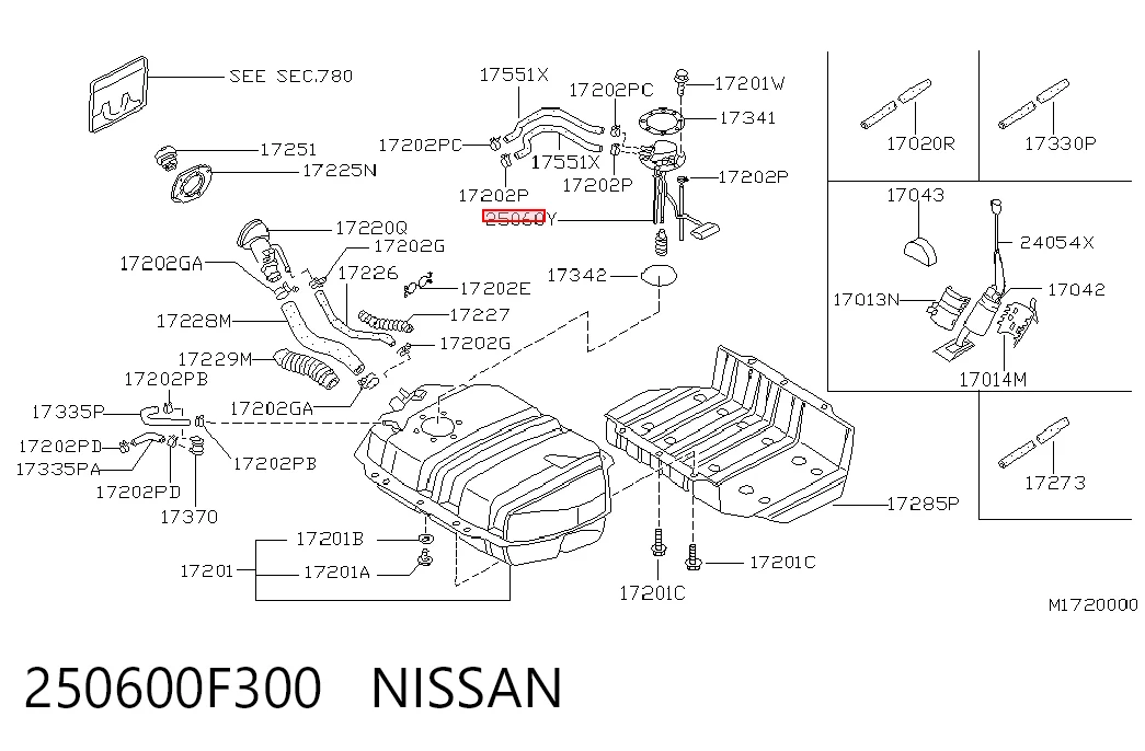 250600F300 Nissan/Infiniti