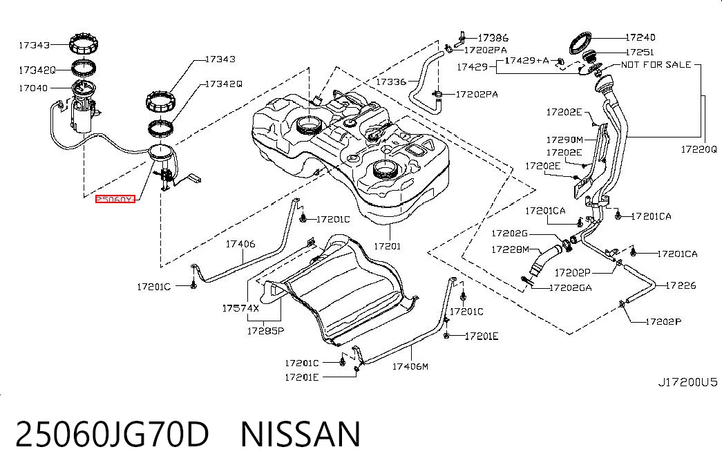 25060JG70D Nissan/Infiniti