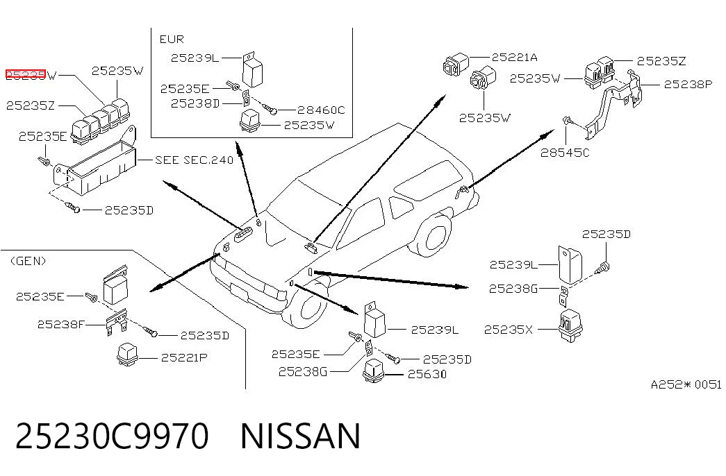25230C9970 Nissan/Infiniti 