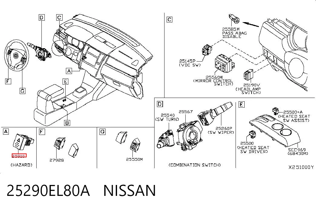 25290EL80A Nissan/Infiniti