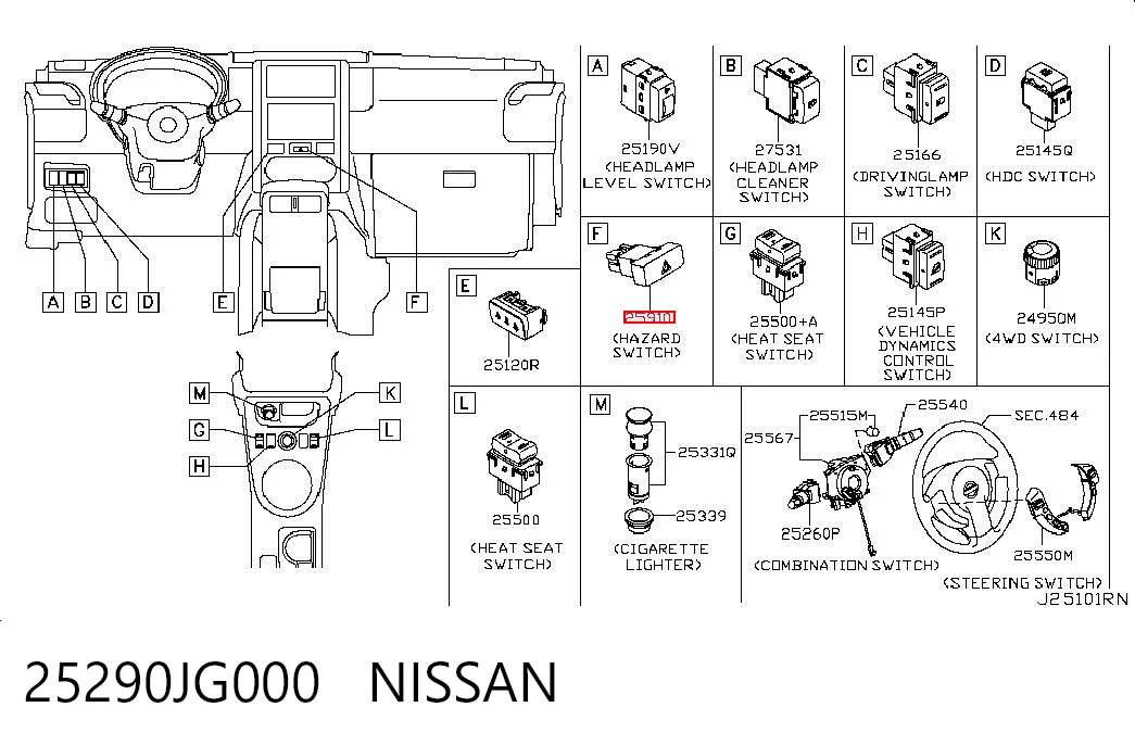 25290JG000 Nissan/Infiniti