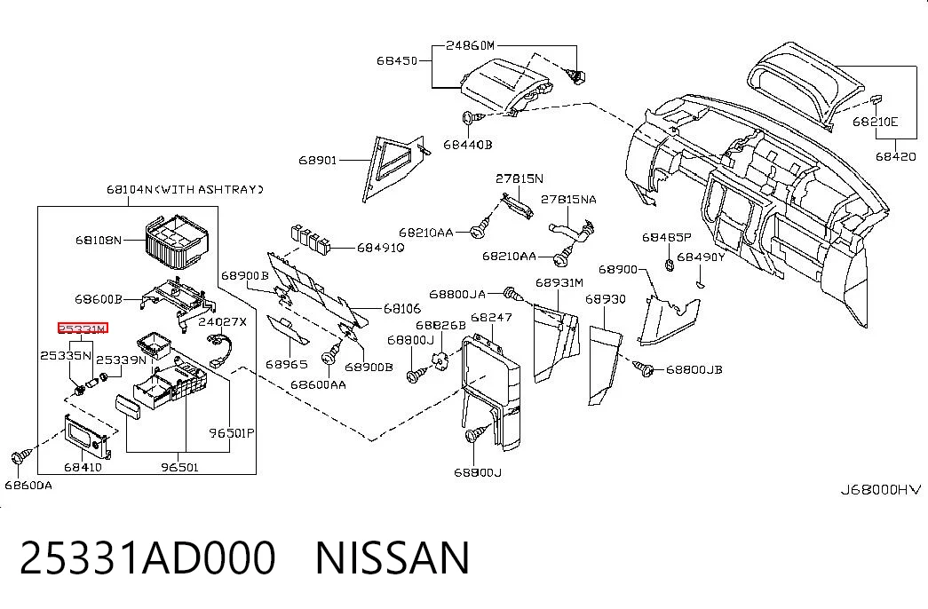 25331AD000 Nissan/Infiniti