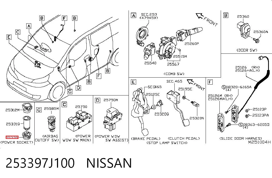 253397J100 Nissan/Infiniti