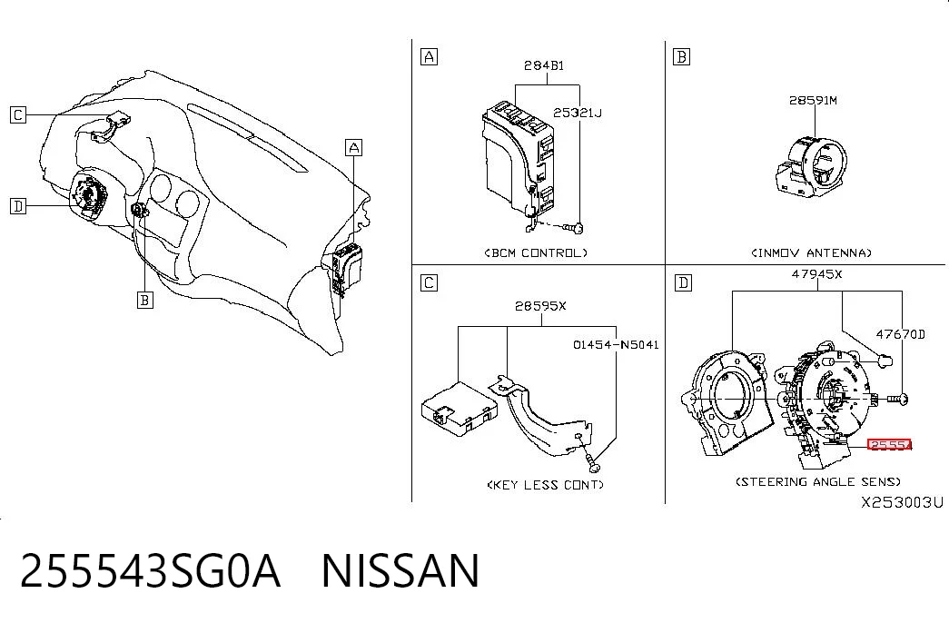 255543SG0A Nissan/Infiniti
