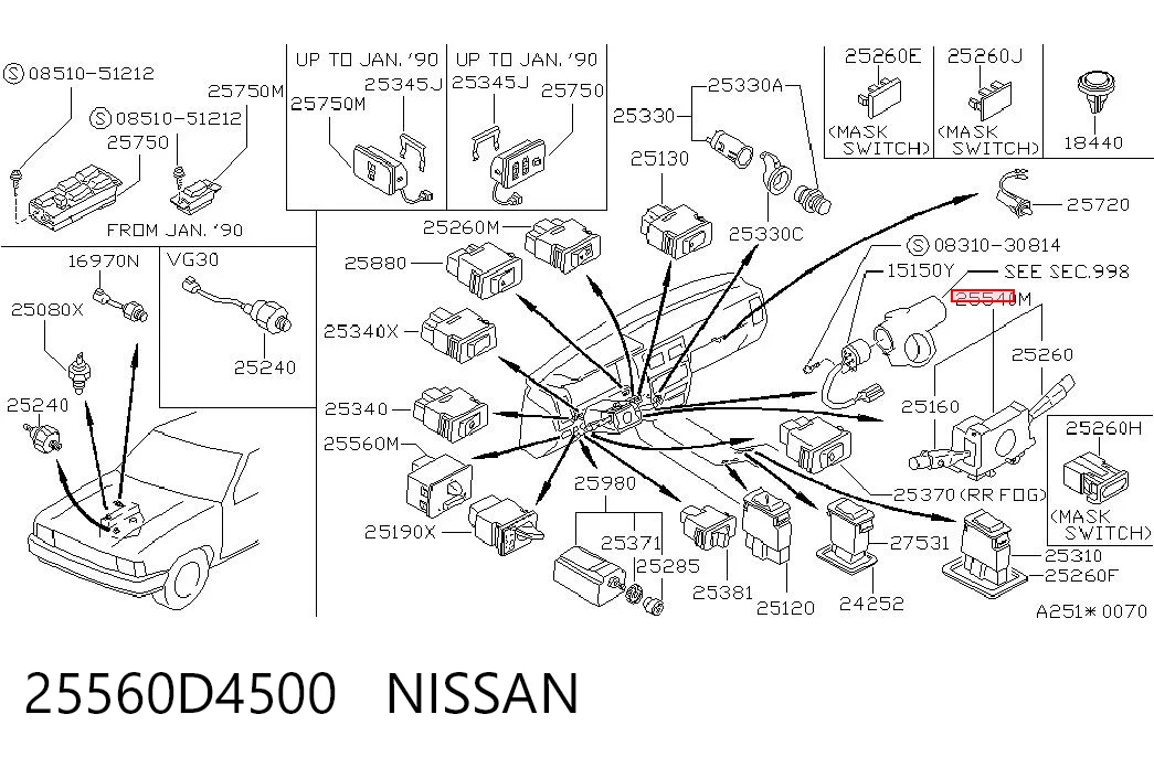25560D4500 Nissan/Infiniti