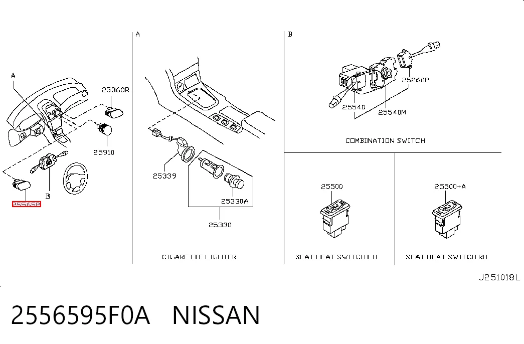 2556595F0A Nissan/Infiniti