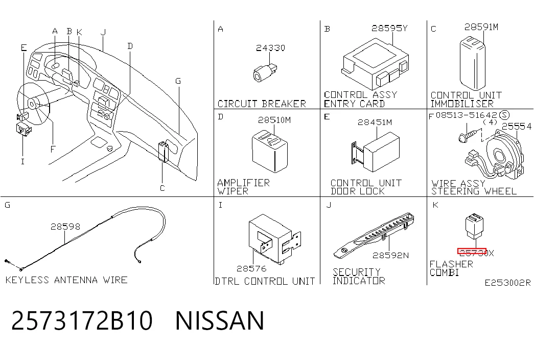 Compre Relê de pisca-pisca Nissan Sunny 2