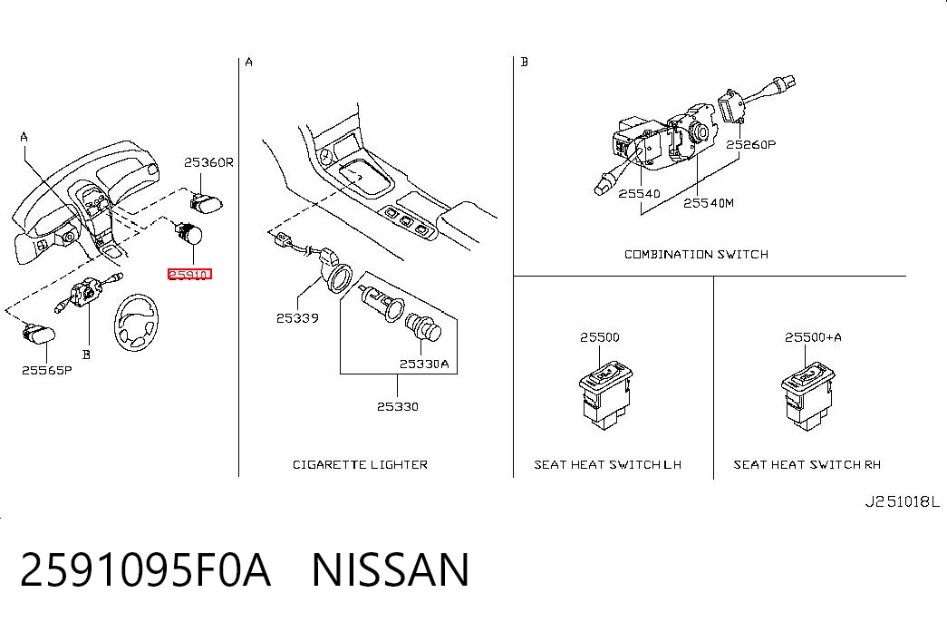 2591095F0A Nissan/Infiniti