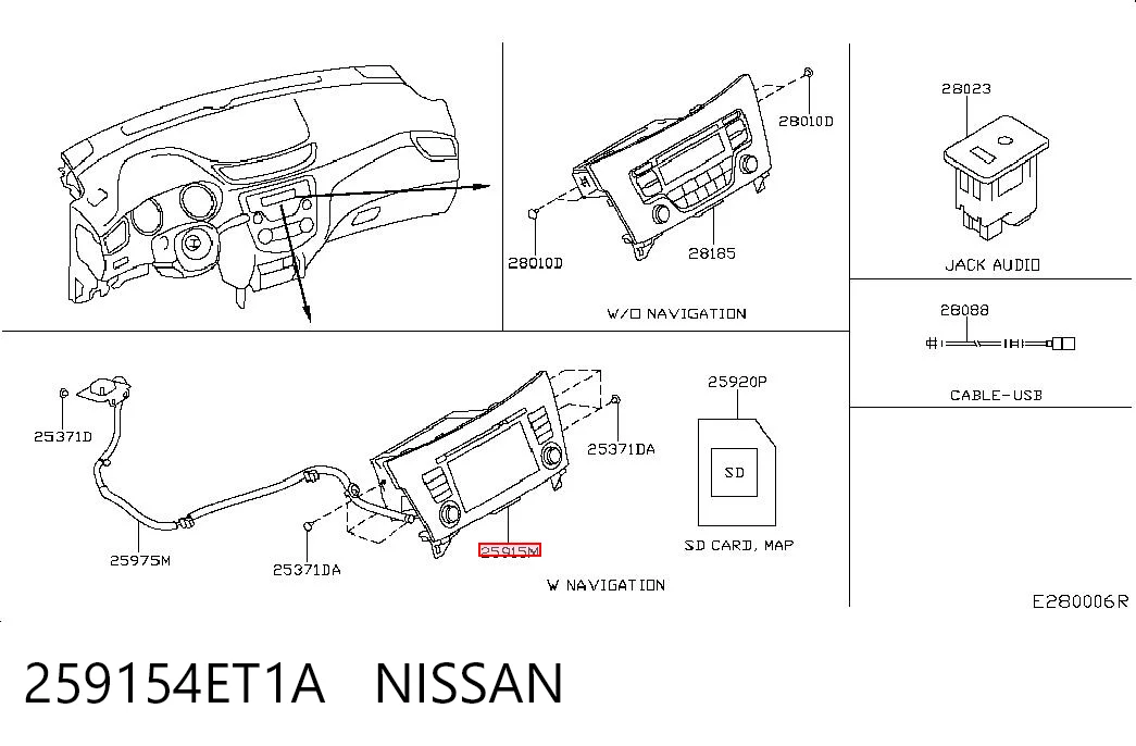 259154ET1A Nissan/Infiniti