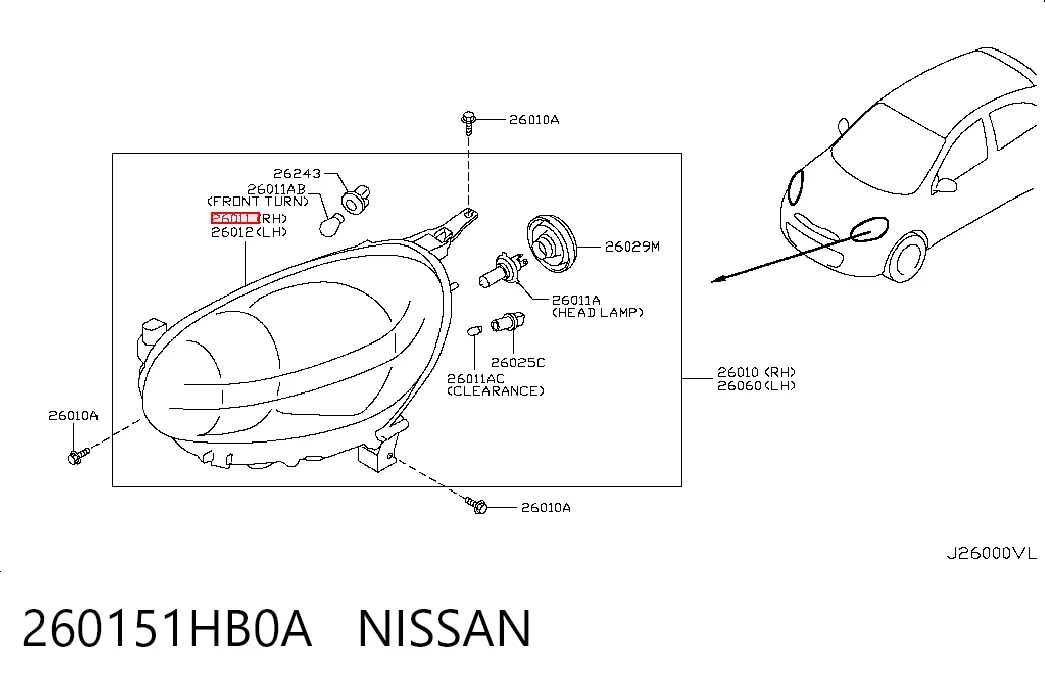Luz direita Opel Omega A 16, 17, 19