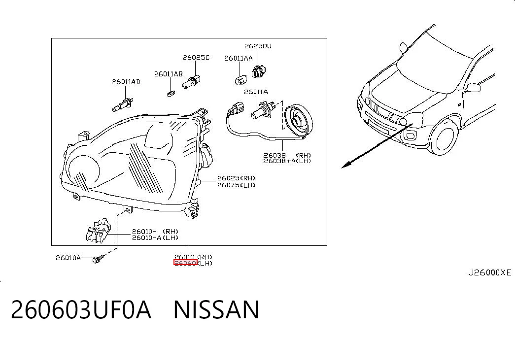 260603UF0A Nissan/Infiniti