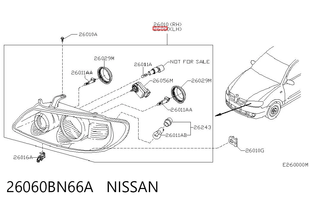 26060BN66A Nissan/Infiniti