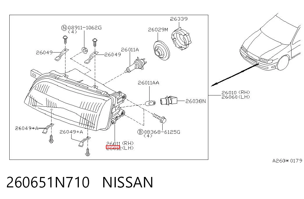 Compre Luz esquerda Nissan Almera 1