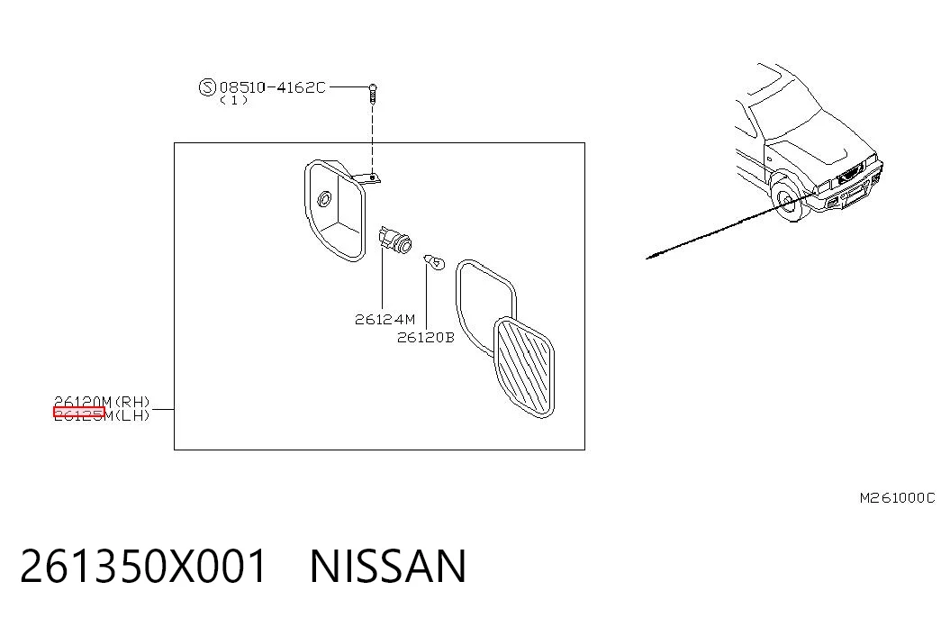 261350X001 Nissan/Infiniti
