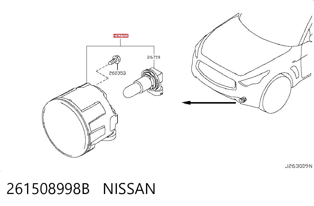 261508998B Nissan/Infiniti