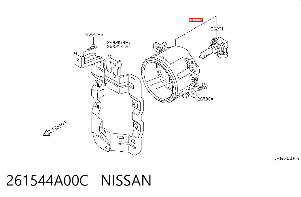 261544A00C Nissan/Infiniti