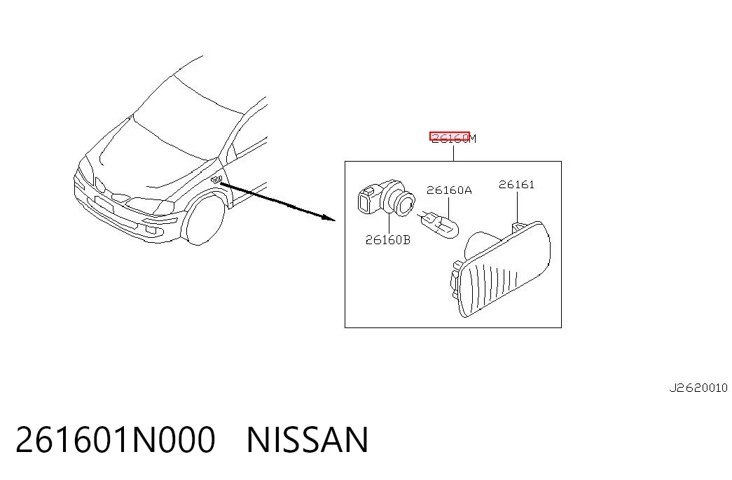 261601N000 Nissan/Infiniti