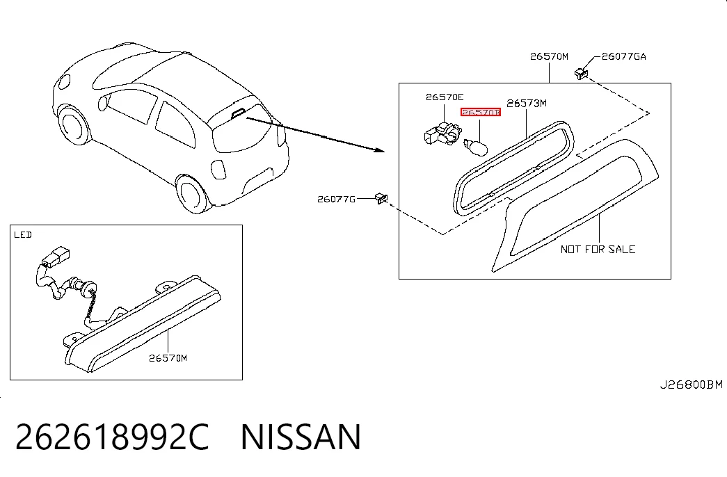 Lâmpada 9098111059 Subaru