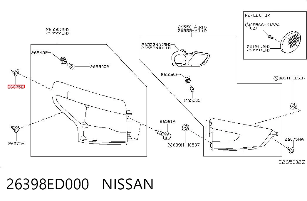 26398ED000 Nissan/Infiniti 