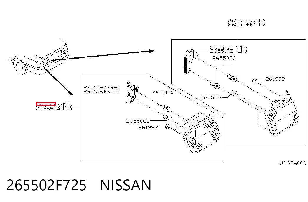 265502F725 Nissan/Infiniti