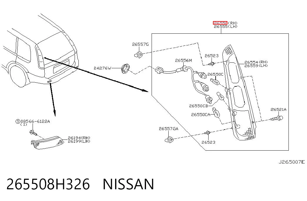 265508H326 Nissan/Infiniti