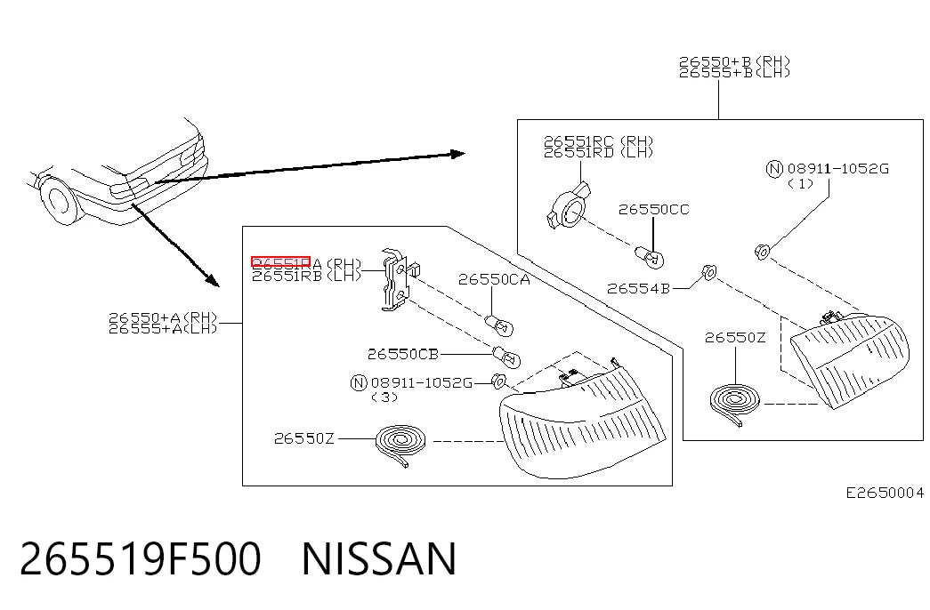 265519F500 Nissan/Infiniti