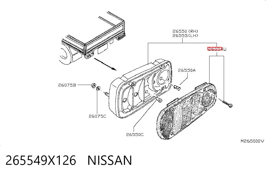 265549X126 Nissan/Infiniti