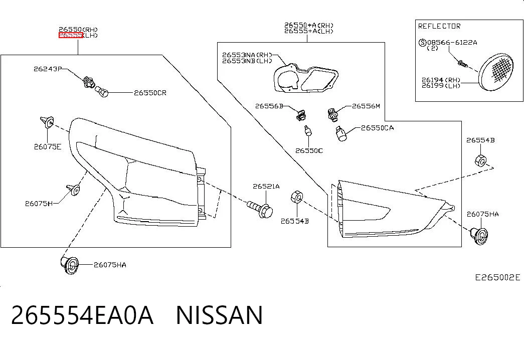 265554EA0A Nissan/Infiniti