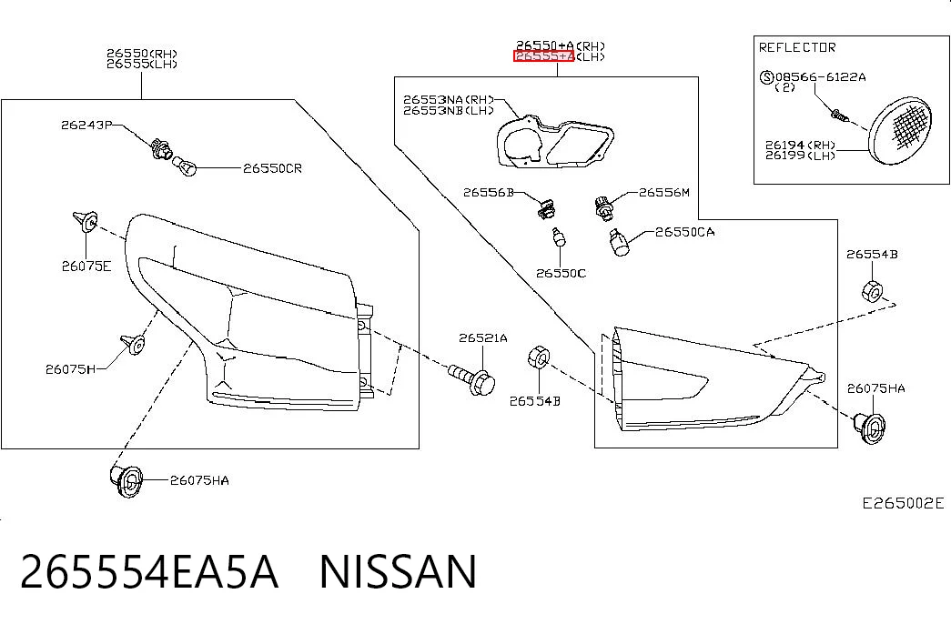 265554EA5A Nissan/Infiniti